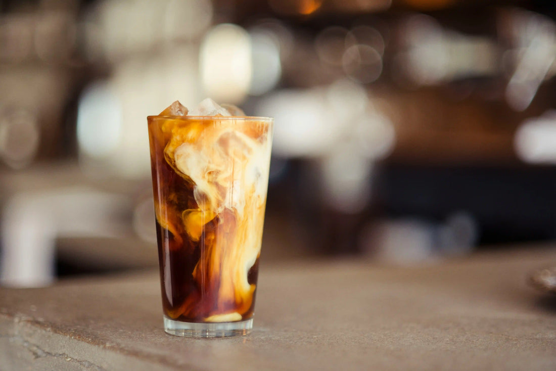 Café con hielo en verano